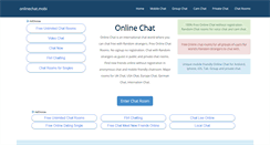 Desktop Screenshot of onlinechat.mobi